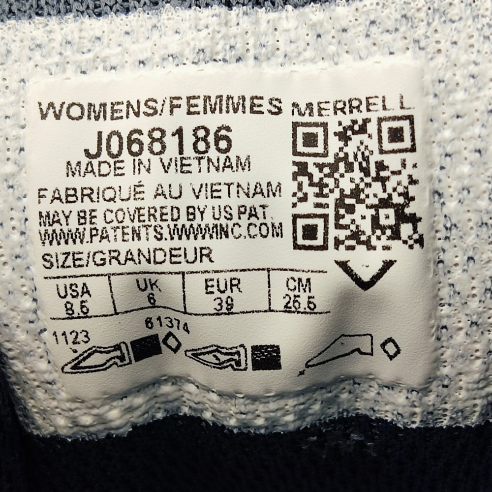 Merrell Sneakers Womens 8.5 Blue Move Glove Minimalist Trail Running J068186 - Picture 8 of 8
